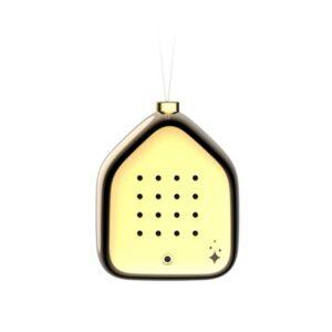 Relaxound Jingle Bells ist ein akustischer Baumschmuck mit weihnachtlichen Klängen. Hier in festlichem Gold.