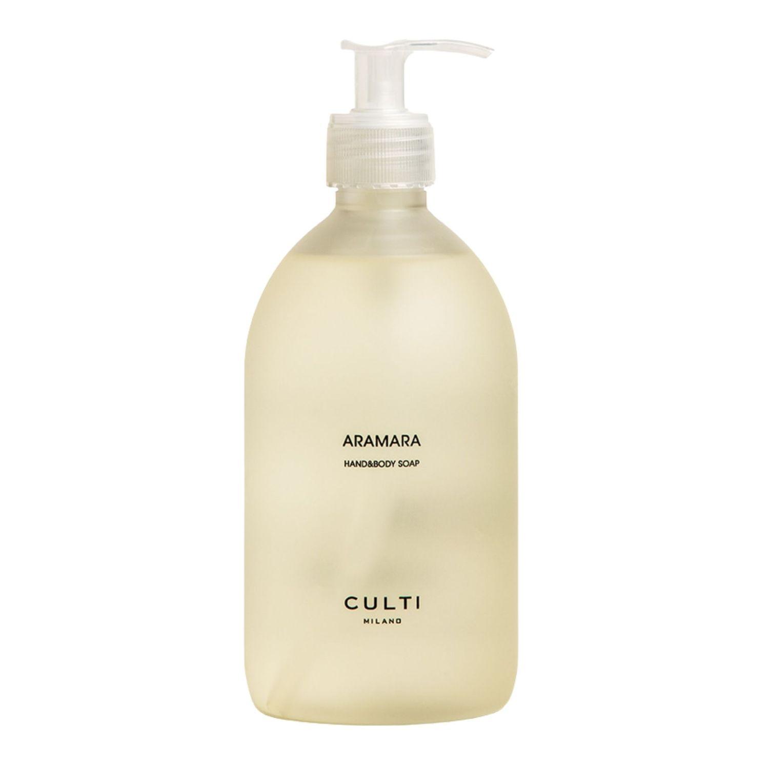 Culti Milano Aramara Hand- und Körperseife in heller Pumpflasche