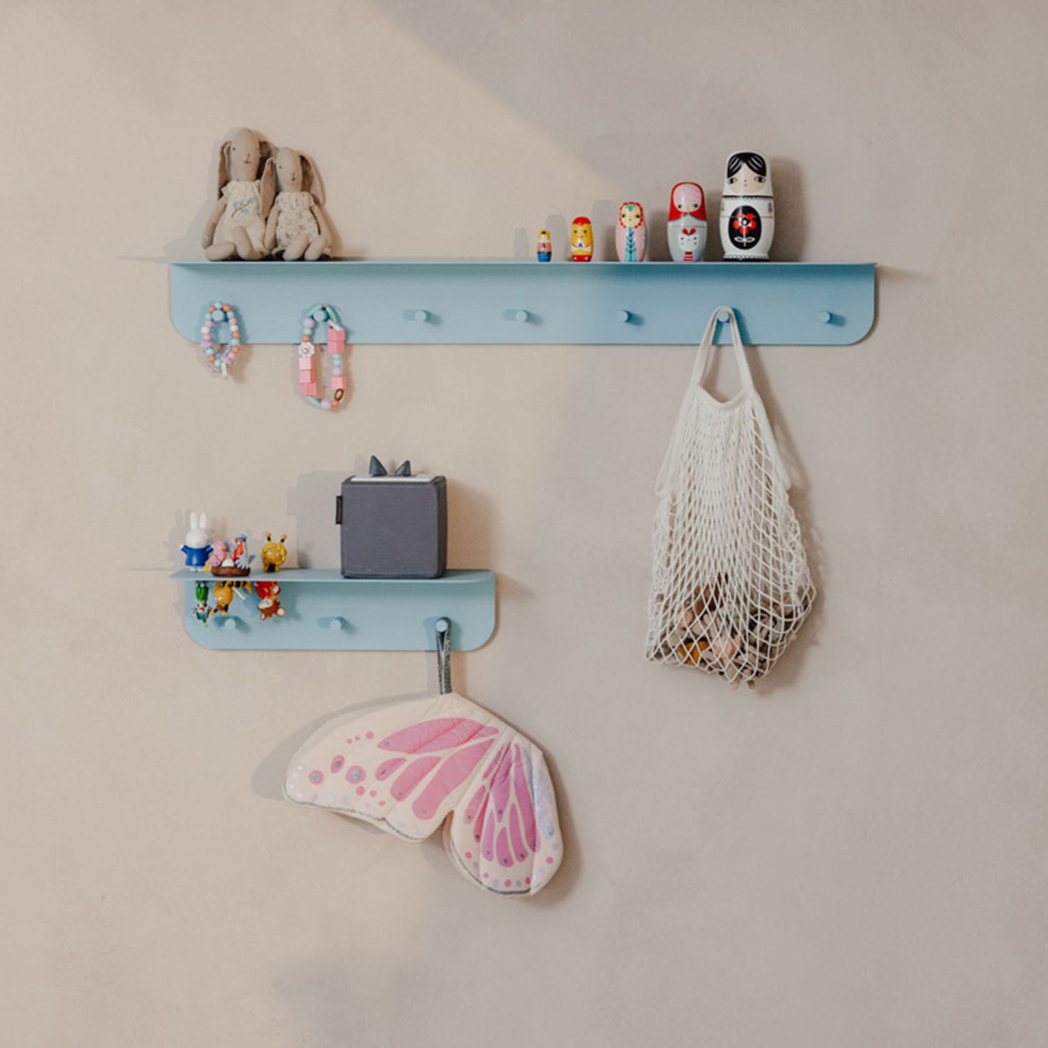 Metallbude - Malou Wandgarderobe Größe S blueberry soda