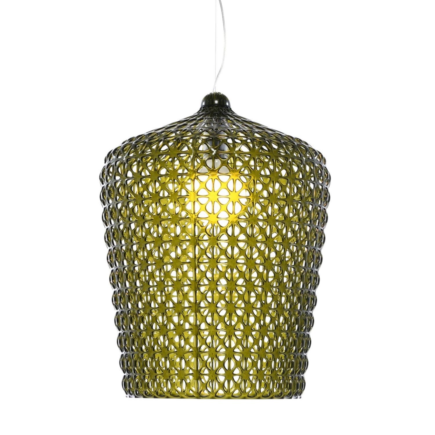 Kartell - Kabuki Pendelleuchte grün