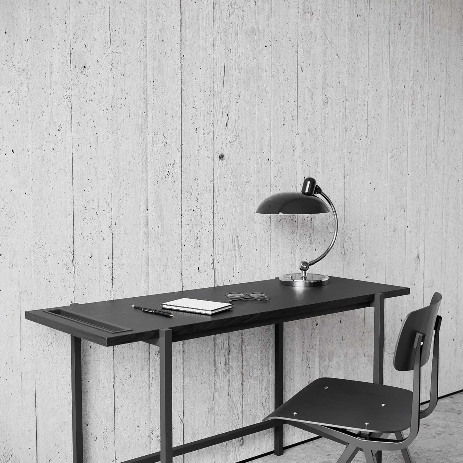 nichba design desk black 80377