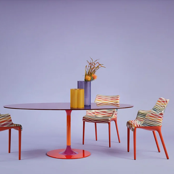 kartell eleganza nia missoni KAR06275MW mit tisch 102486