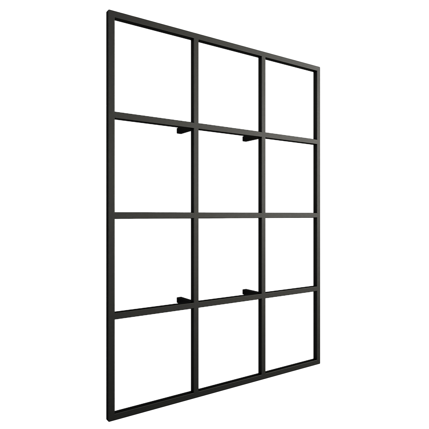 metallbude rivo metallregal schwarz seitlich 96978