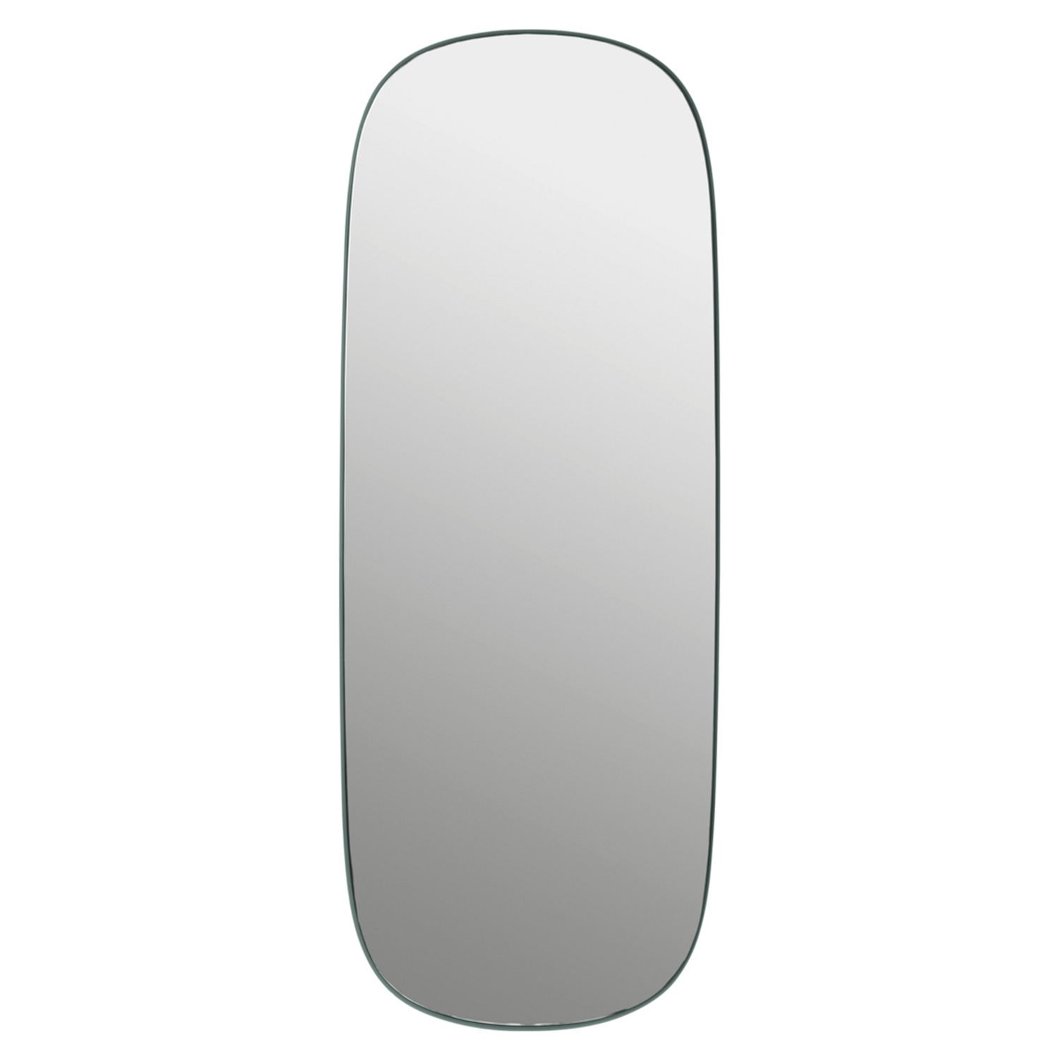 muuto framed mirror large dark green clear 62934