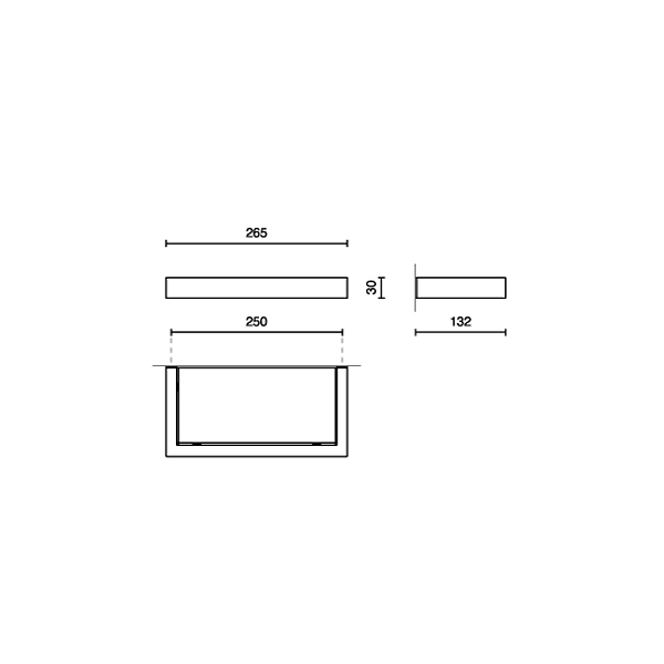 Zack Linea Badablage abmessungen 40383 10960