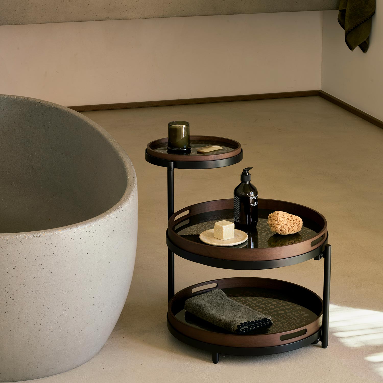 Ethnicraft - Second Nature Tablett rund S