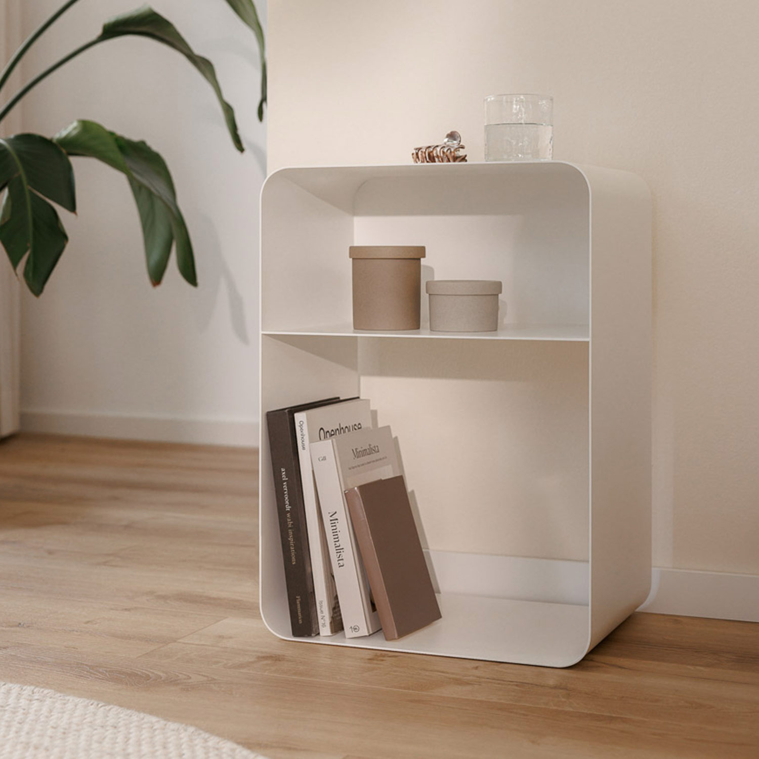 Metallbude - Damio Nachttisch schwarz