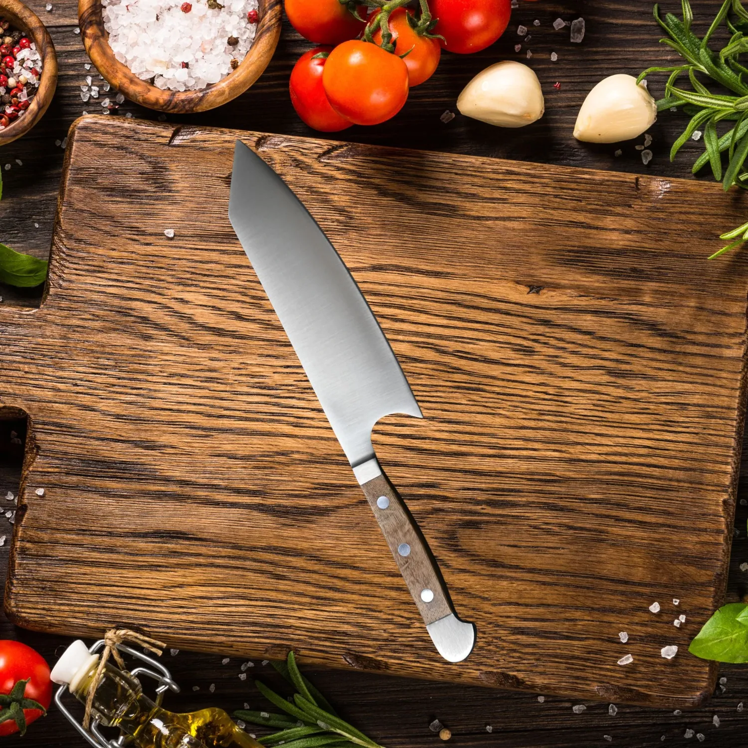Güde - Kiritsuke Kochmesser 21 cm Serie Alpha-Eiche