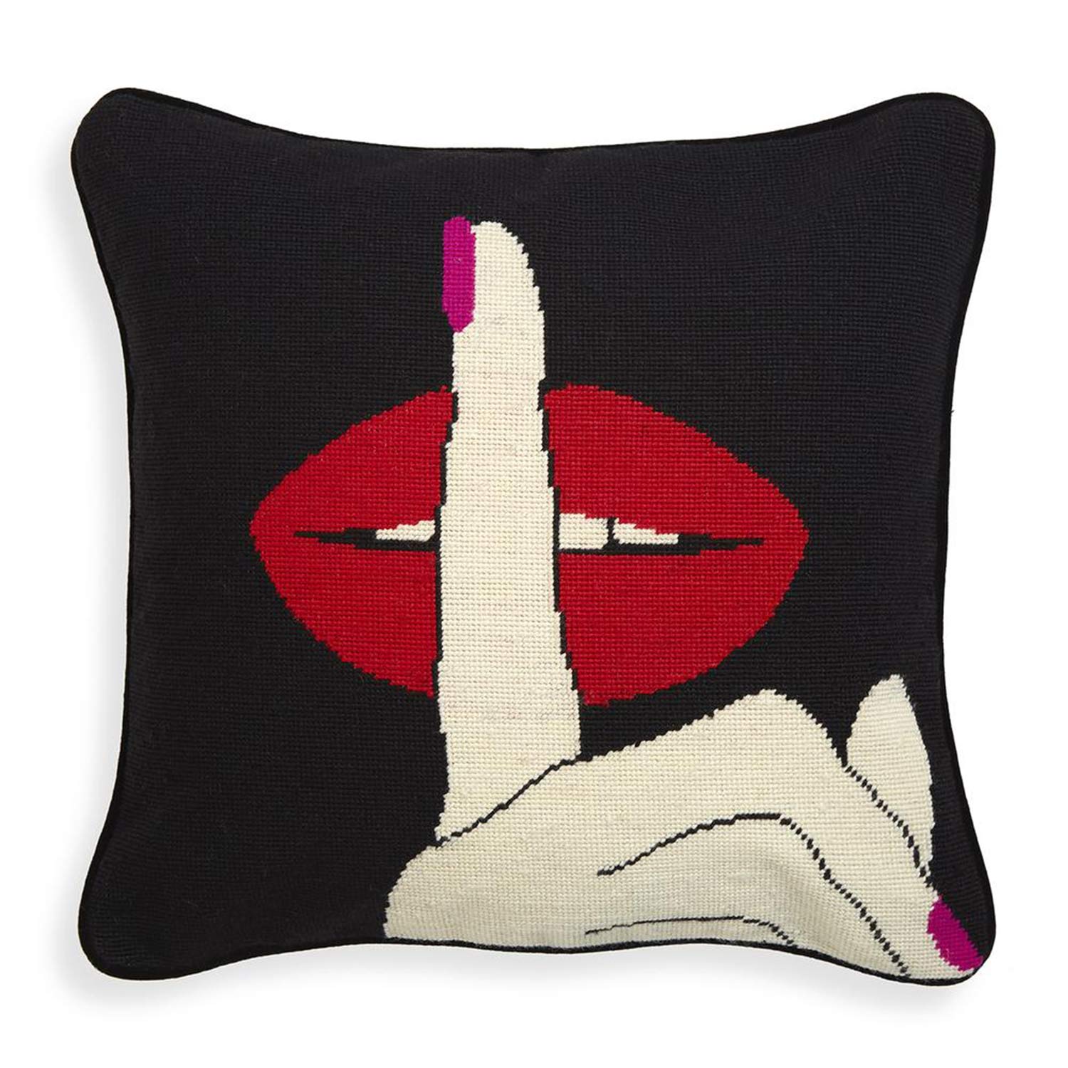 jonathan adler lips kissen hush 62501