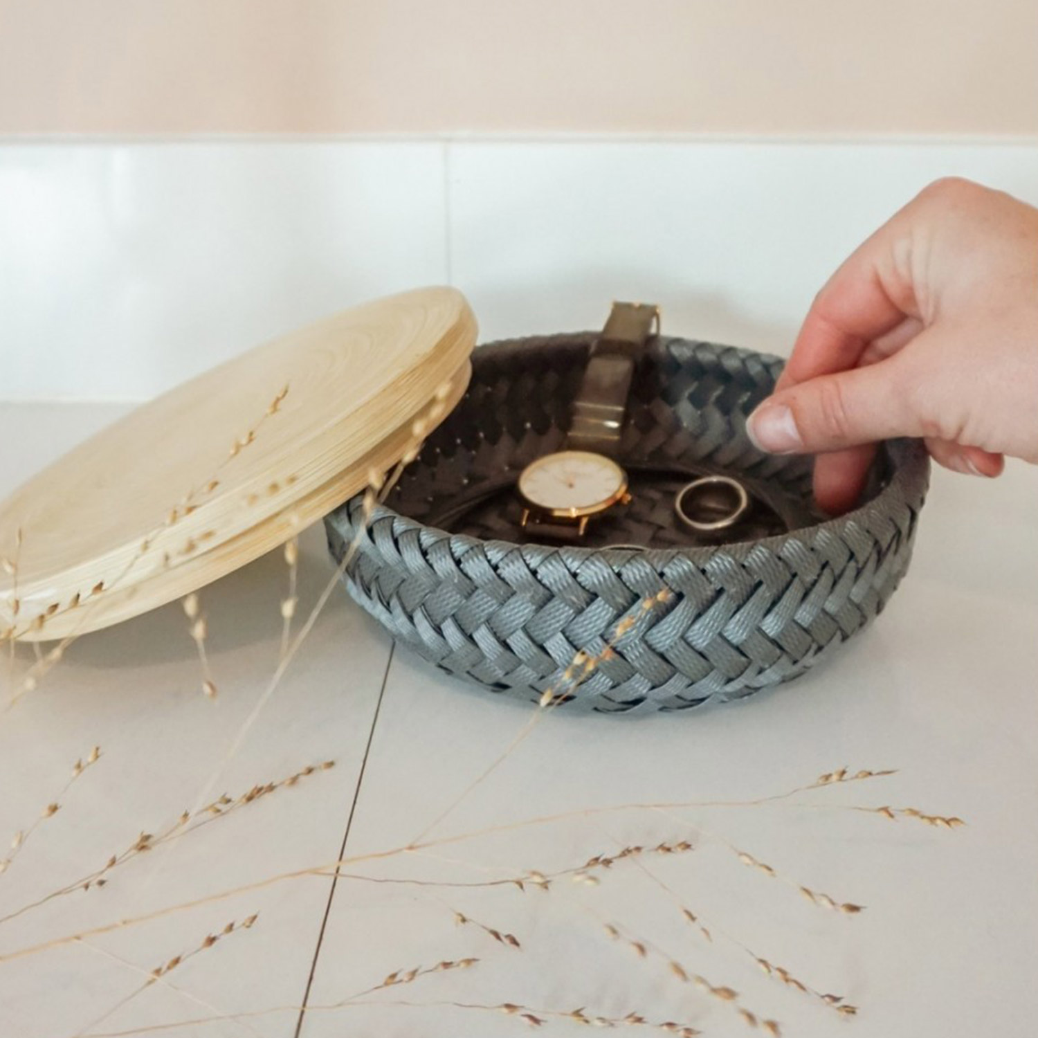 handed by wonder aufbewahrungskorb xs eucalyptus schmuck 93625