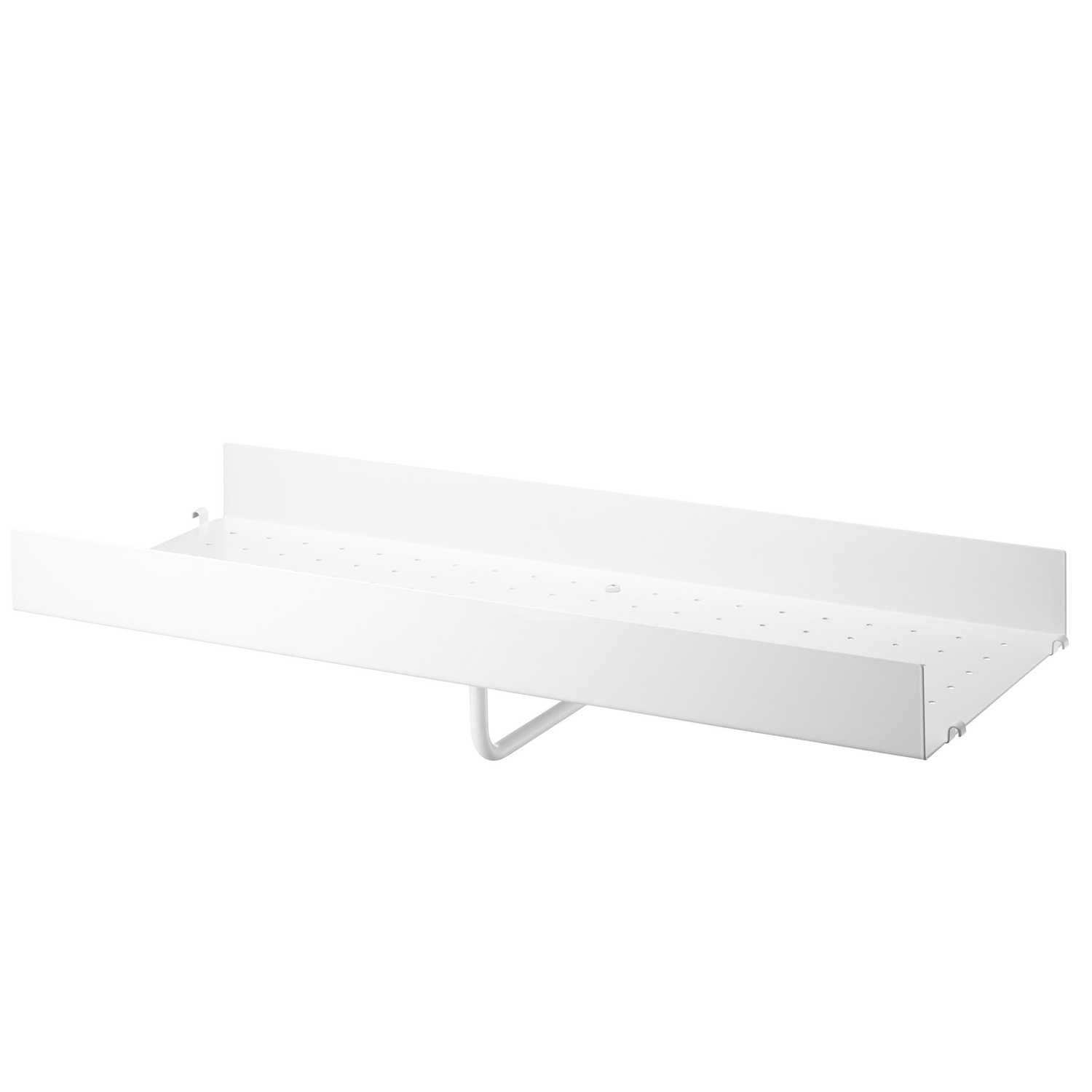 string shelf metal white 7830 70mm rod small 29903