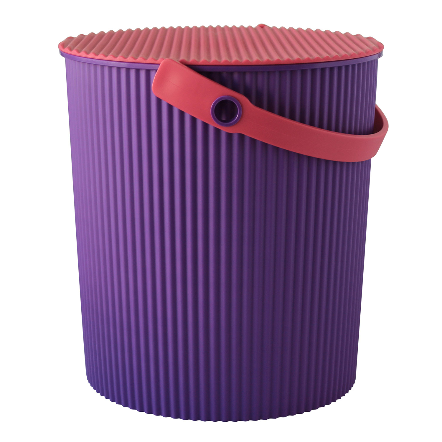 Hachiman- Omnioutil Eimer mit Deckel 20 l purple