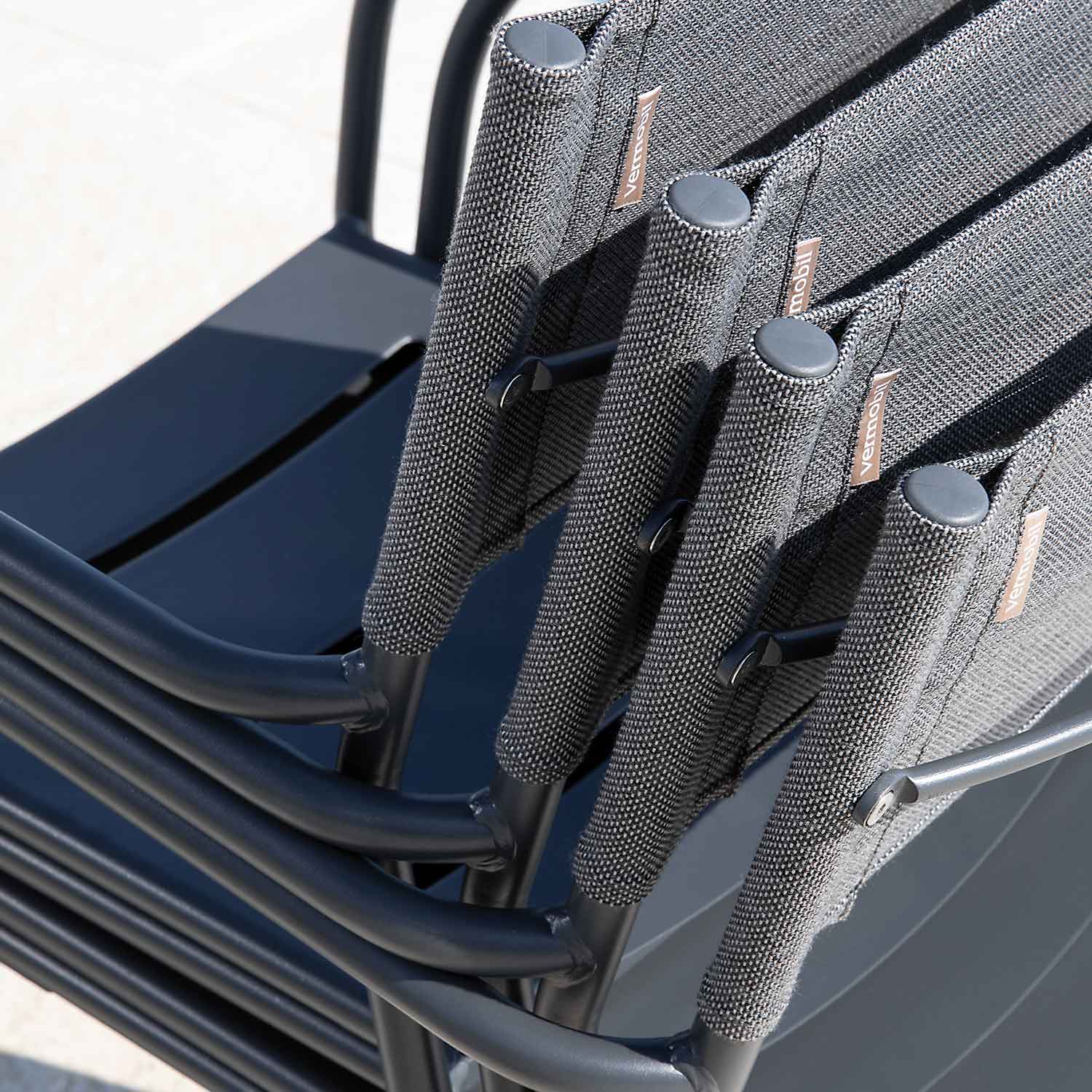 Vermobil - Stuhl Vera Duna perlweiß/clay