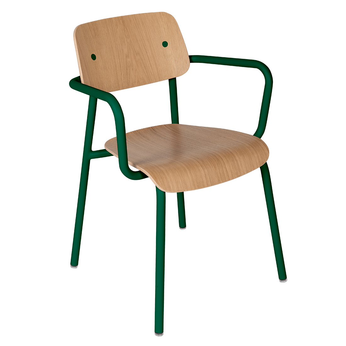 fermob studie sessel eiche zederngruen 100103