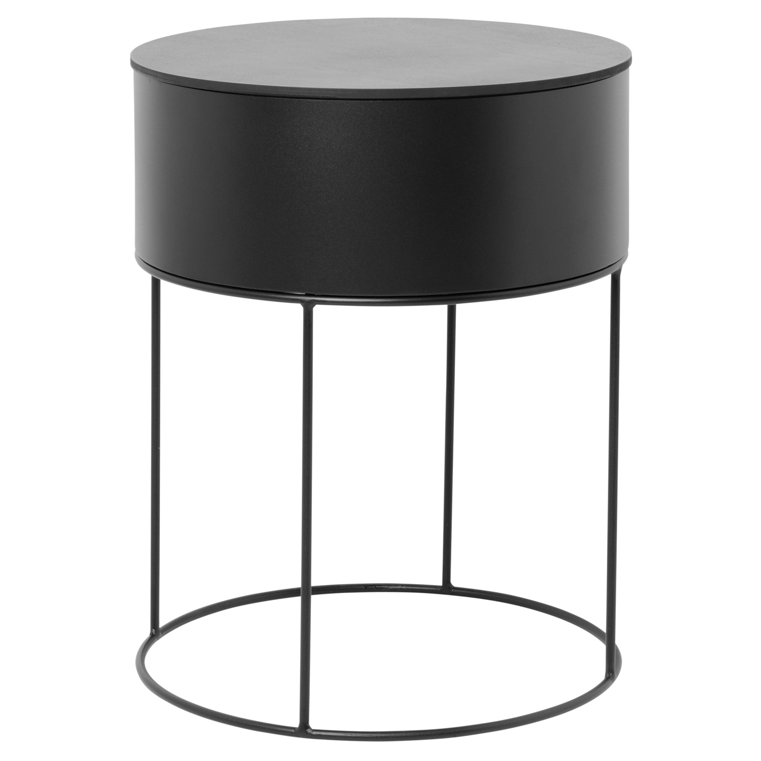 ferm living plant box rund schwarz 3356 2