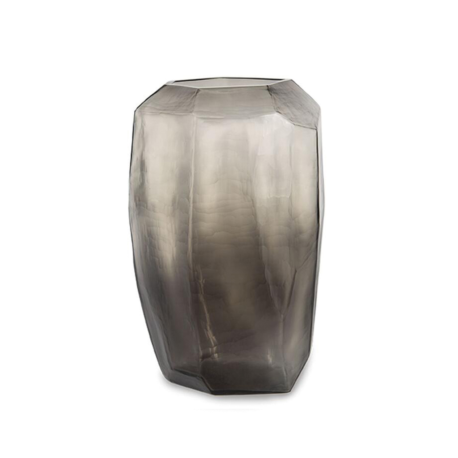 guaxs cubistic vase smokegrey grey tall 81358