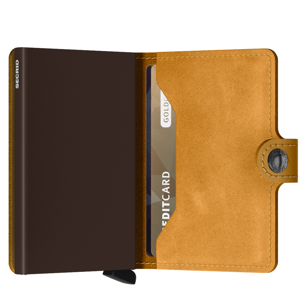 miniwallet MV vintag ochre offen secrid 53410
