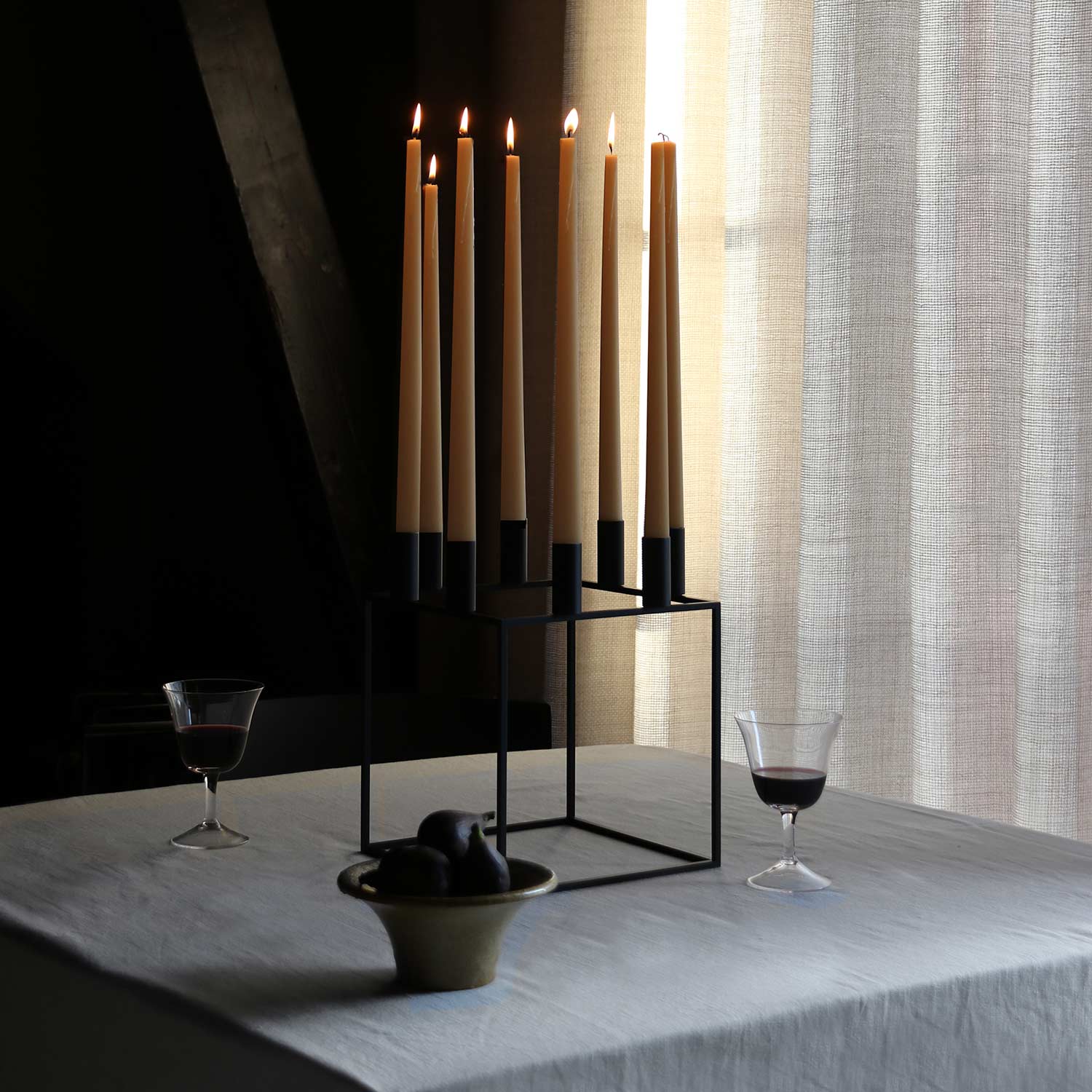 by lassen kubus 8 schwarz esstisch 93118