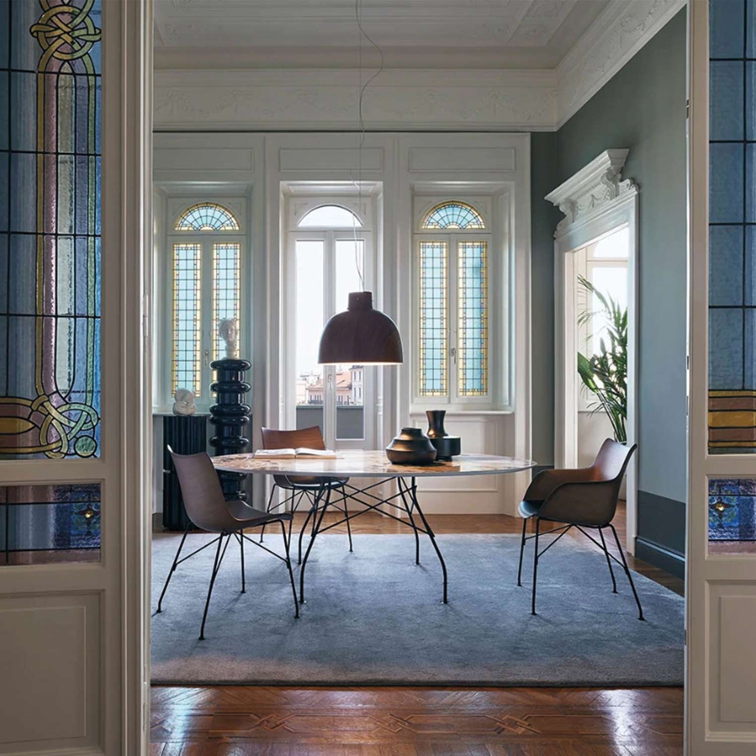 kartell glossy tisch indoor 79179