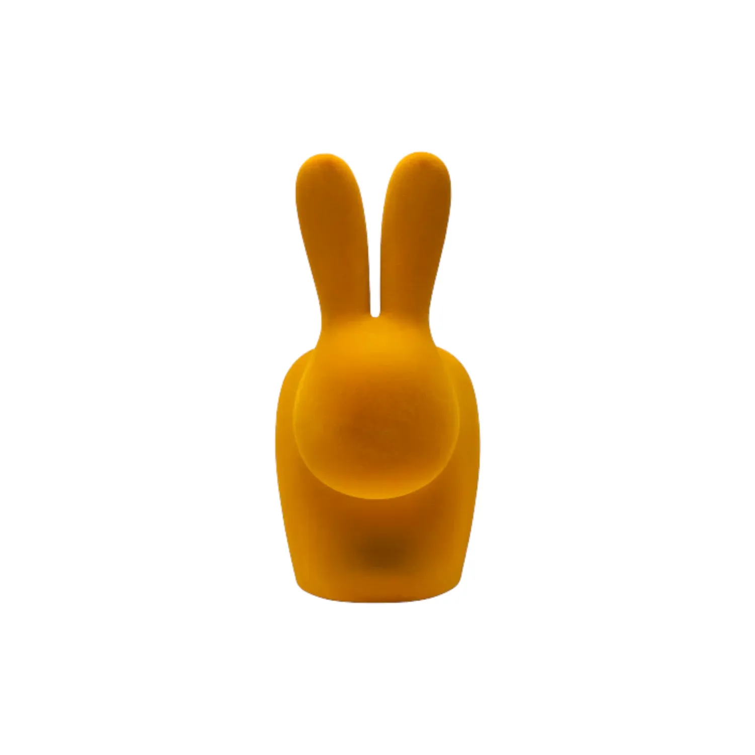 Qeeboo - Rabbit XS Buchstütze Velvet Finish dark gold