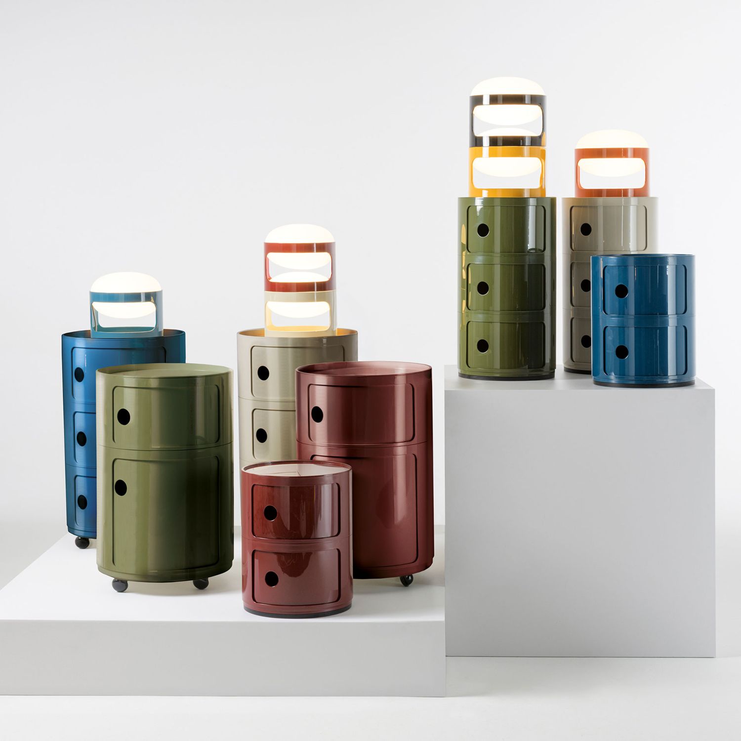 Kartell - Componibili new big 3 / 4923 taubengrau