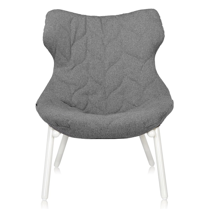 kartell foliage weiss trevira grau frontal 102473
