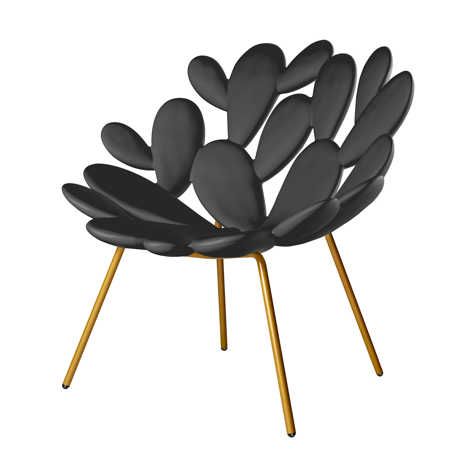 qeebo filicudi loungesessel schwarz seitlich 97446