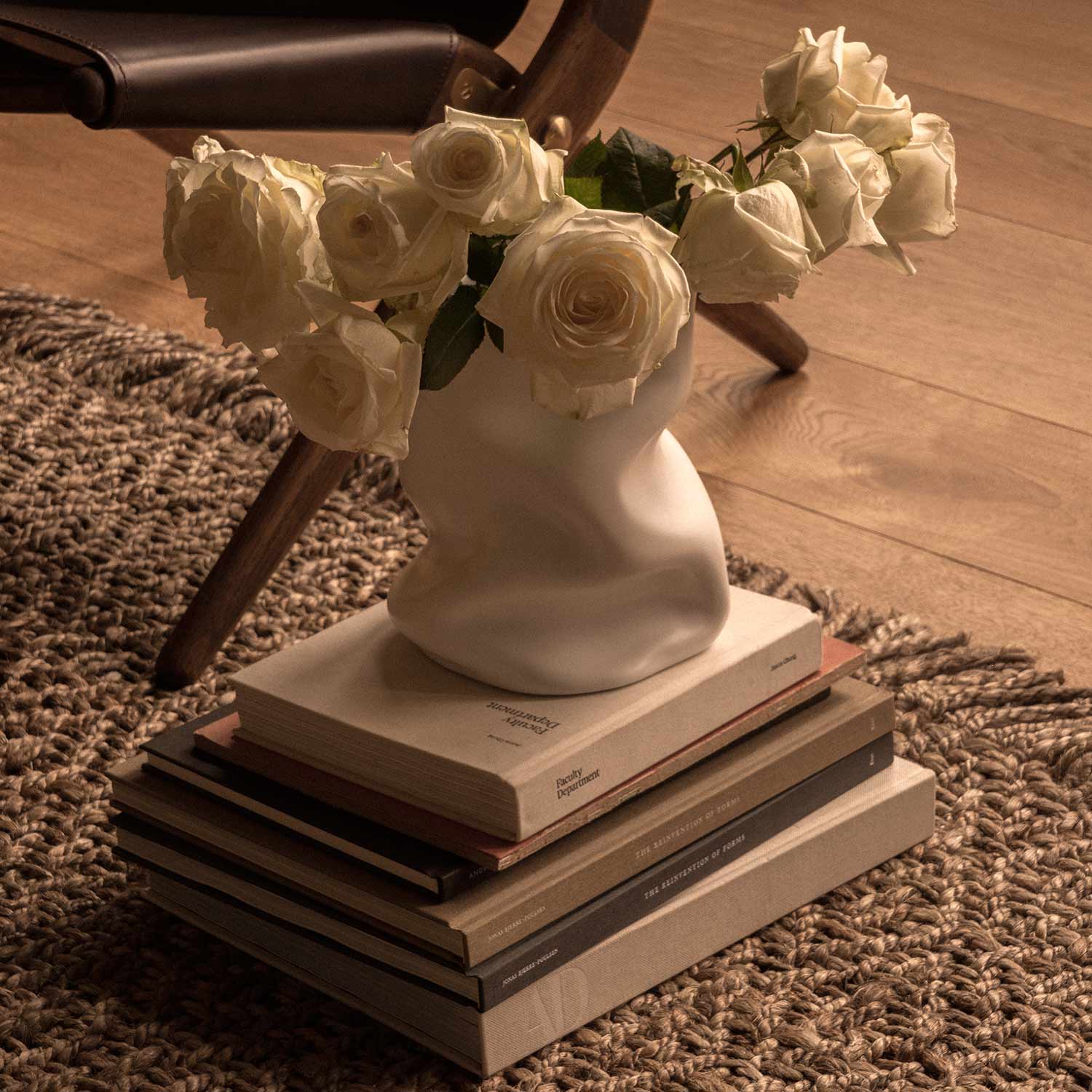 menu collapse vase weiss klein buecher 93144