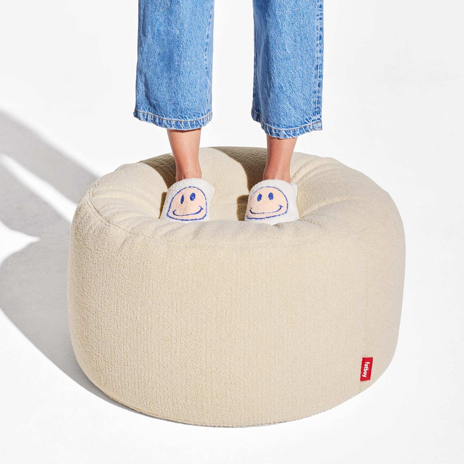 fatboy point large sherpa ecru hocker 87753