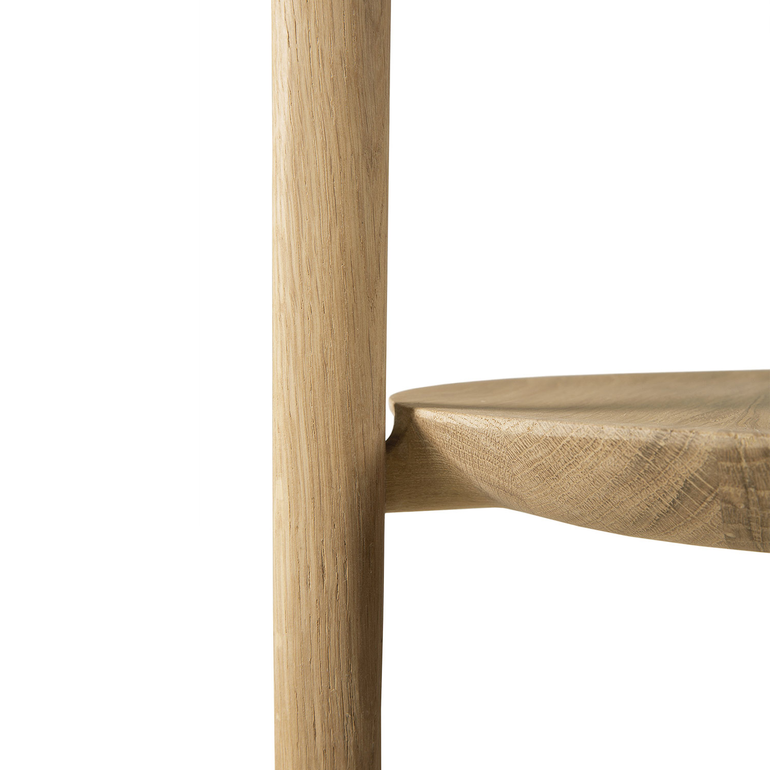 ethnicraft bok beistelltisch eiche freisteller bein close up 84334