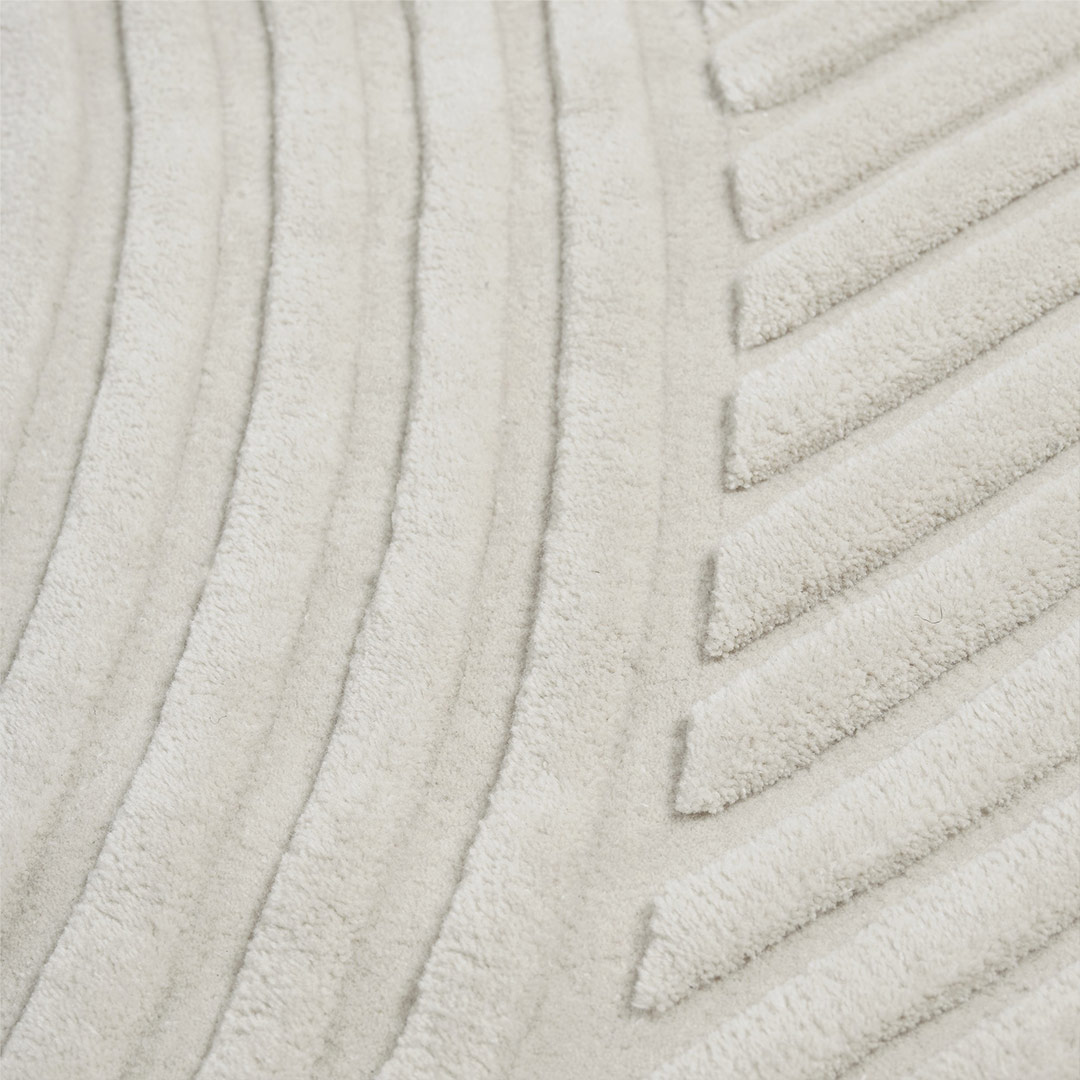 muuto relevo teppich offwhite material close up 84725