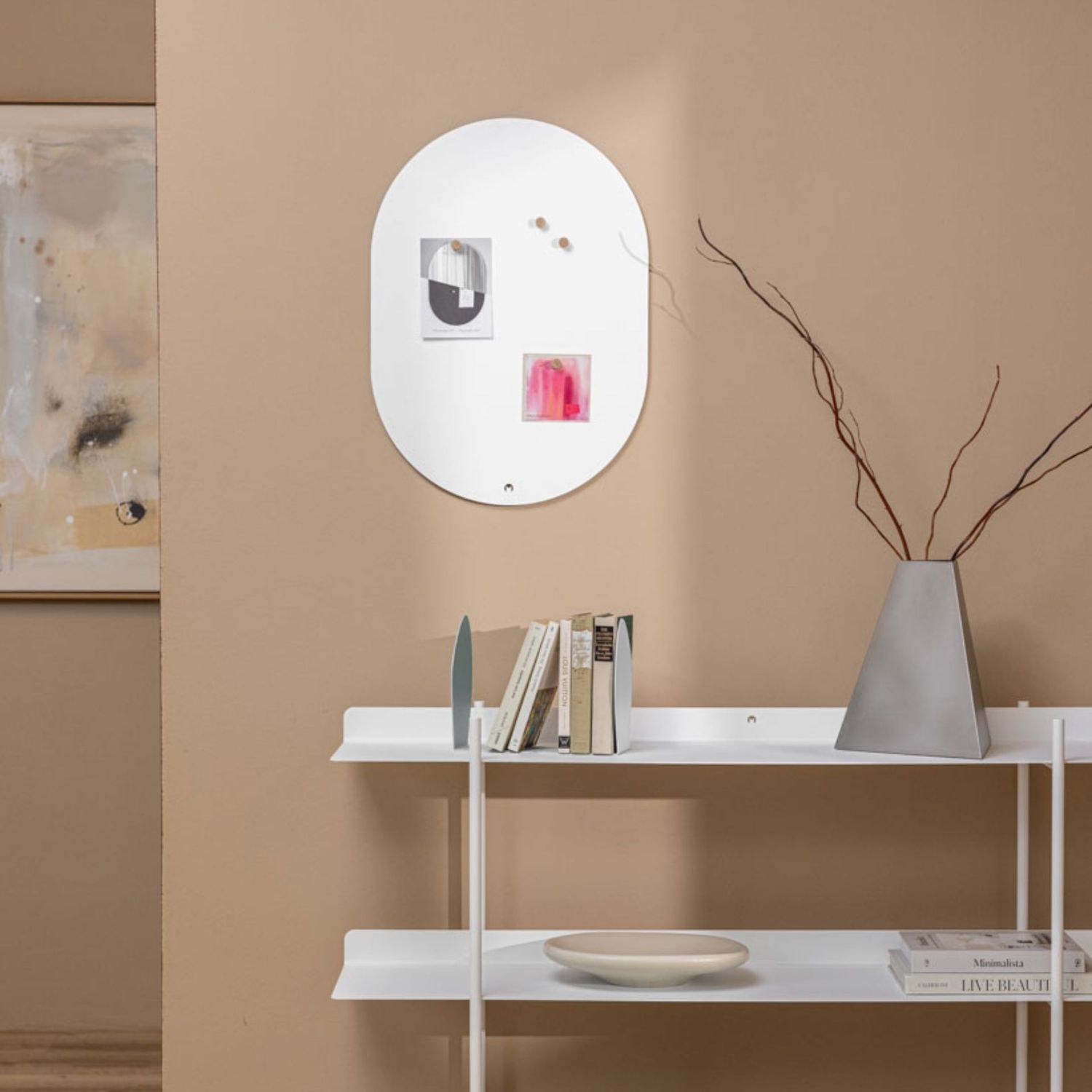 Metallbude - Tavo Magnettafel cashew