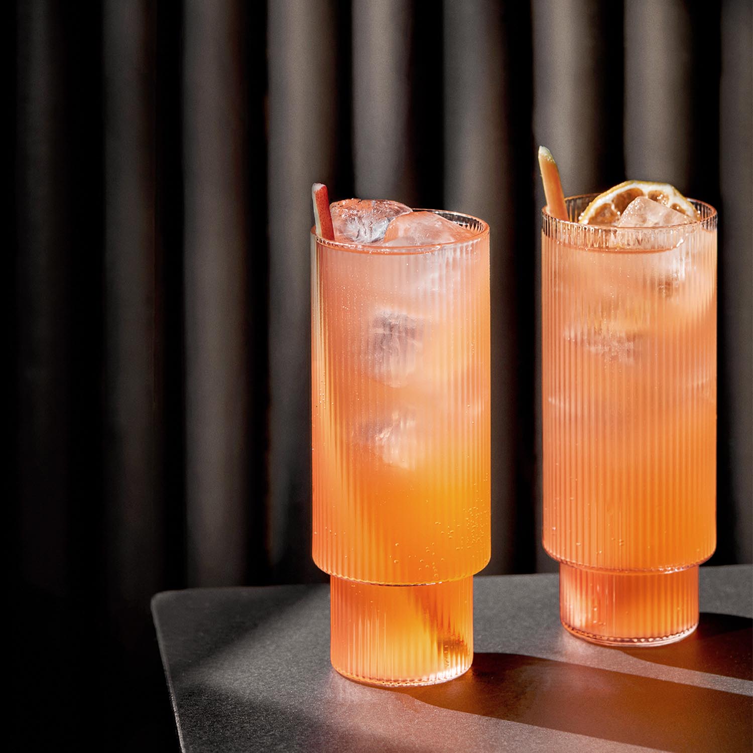 ferm living Ripple long drink mit dring