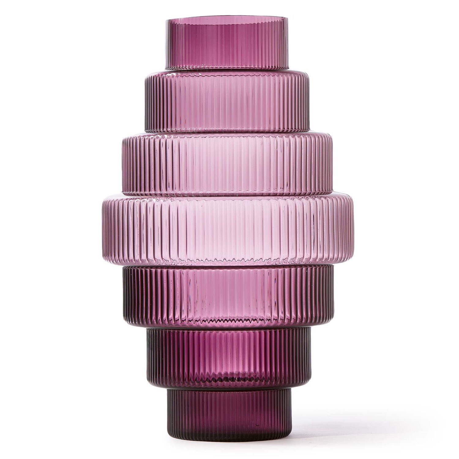 Pols Potten - Steps Vase L dunkelgrau