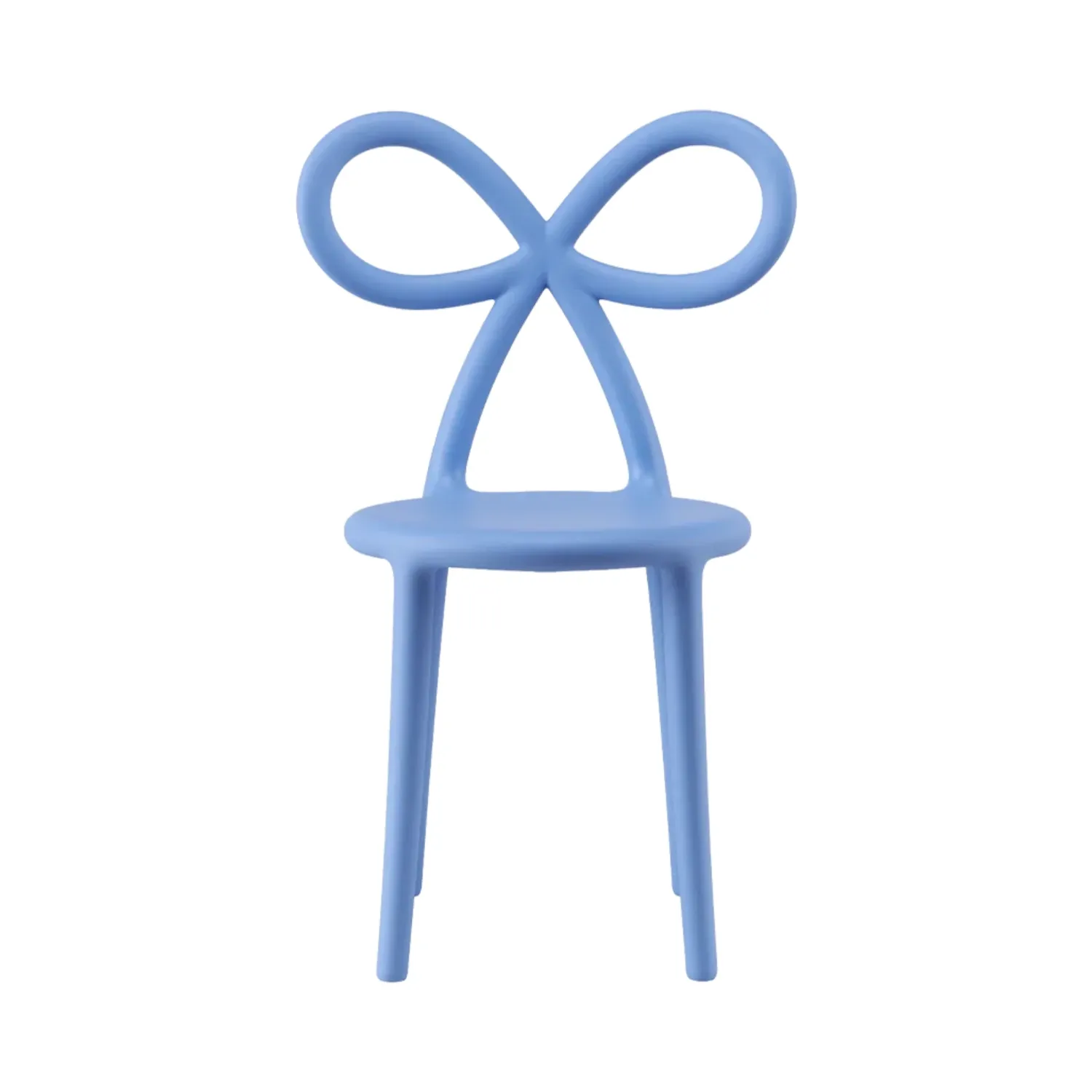 Qeeboo - Ribbon Stuhl Baby hellblau