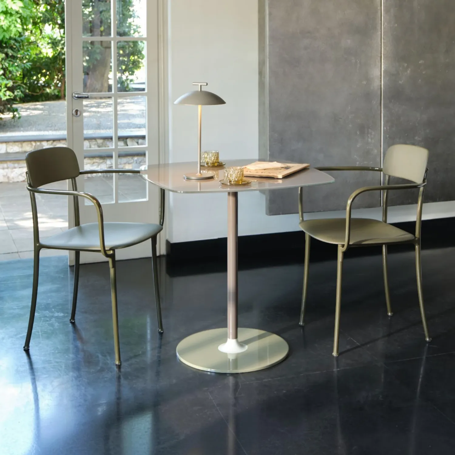 Kartell - Savoia Kleiner Sessel grün