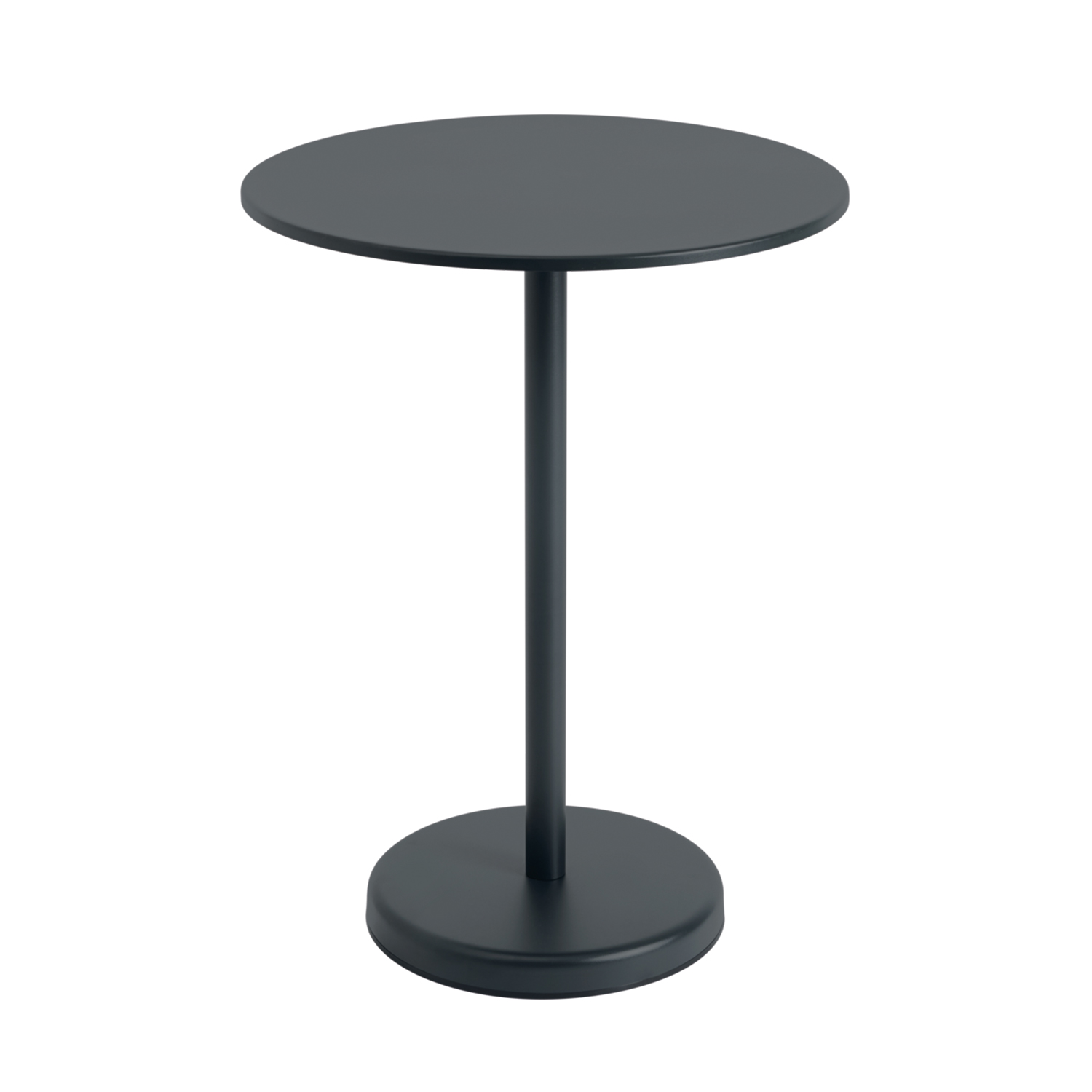 muuto linear steel cafetisch 95 schwarz rund 85876