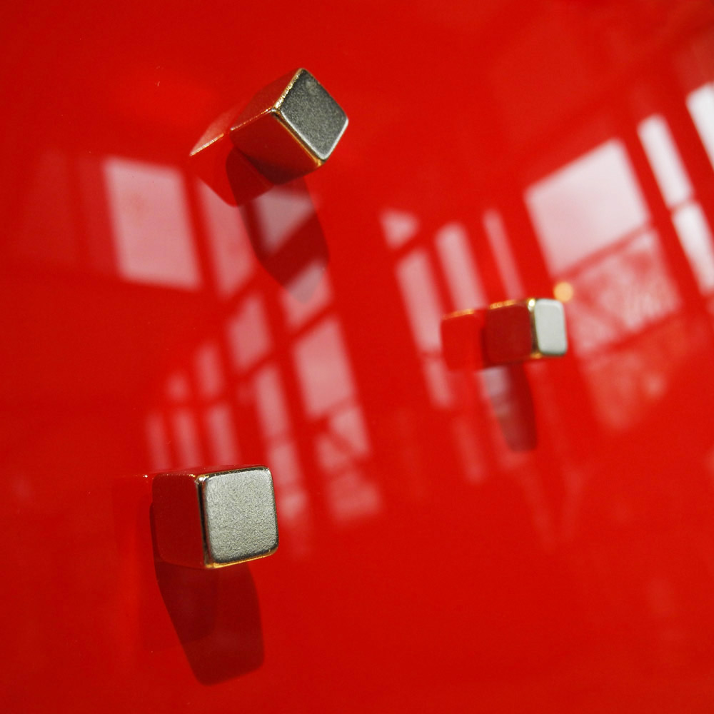 Glas Magnetboard MAX 60x40 cm rot