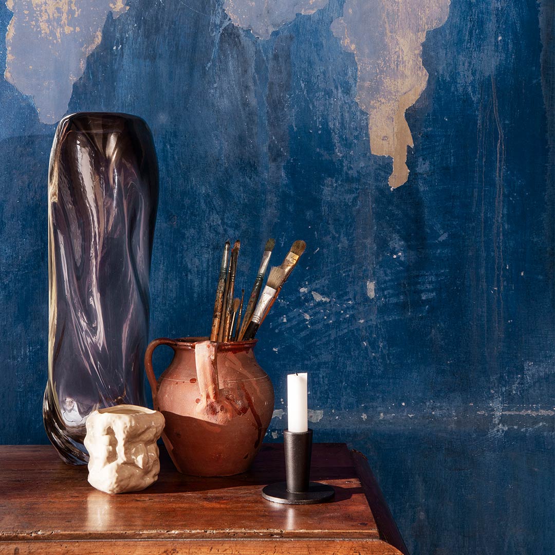 hoy candle holder low ferm living 69793