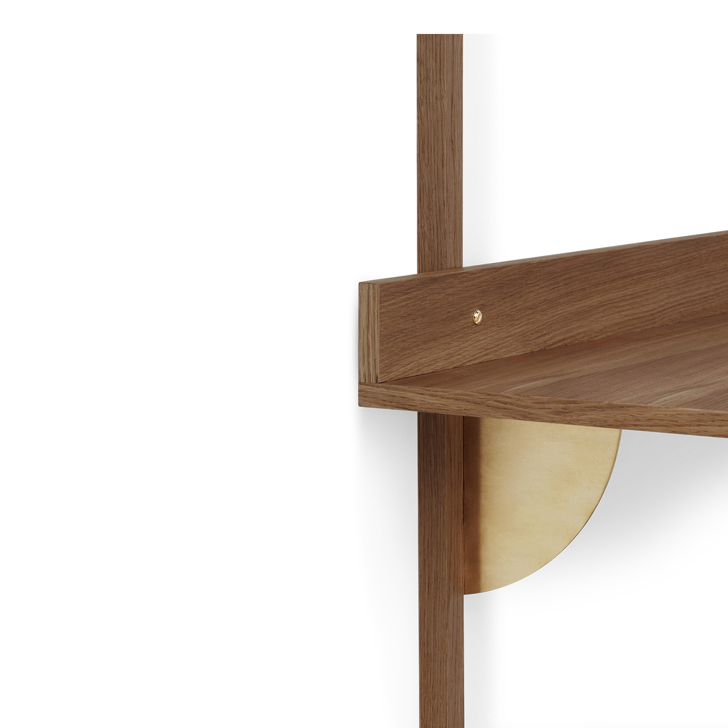 fermLIVING Sector Desk Tisch SmokedOakBrass 1104269295 101577