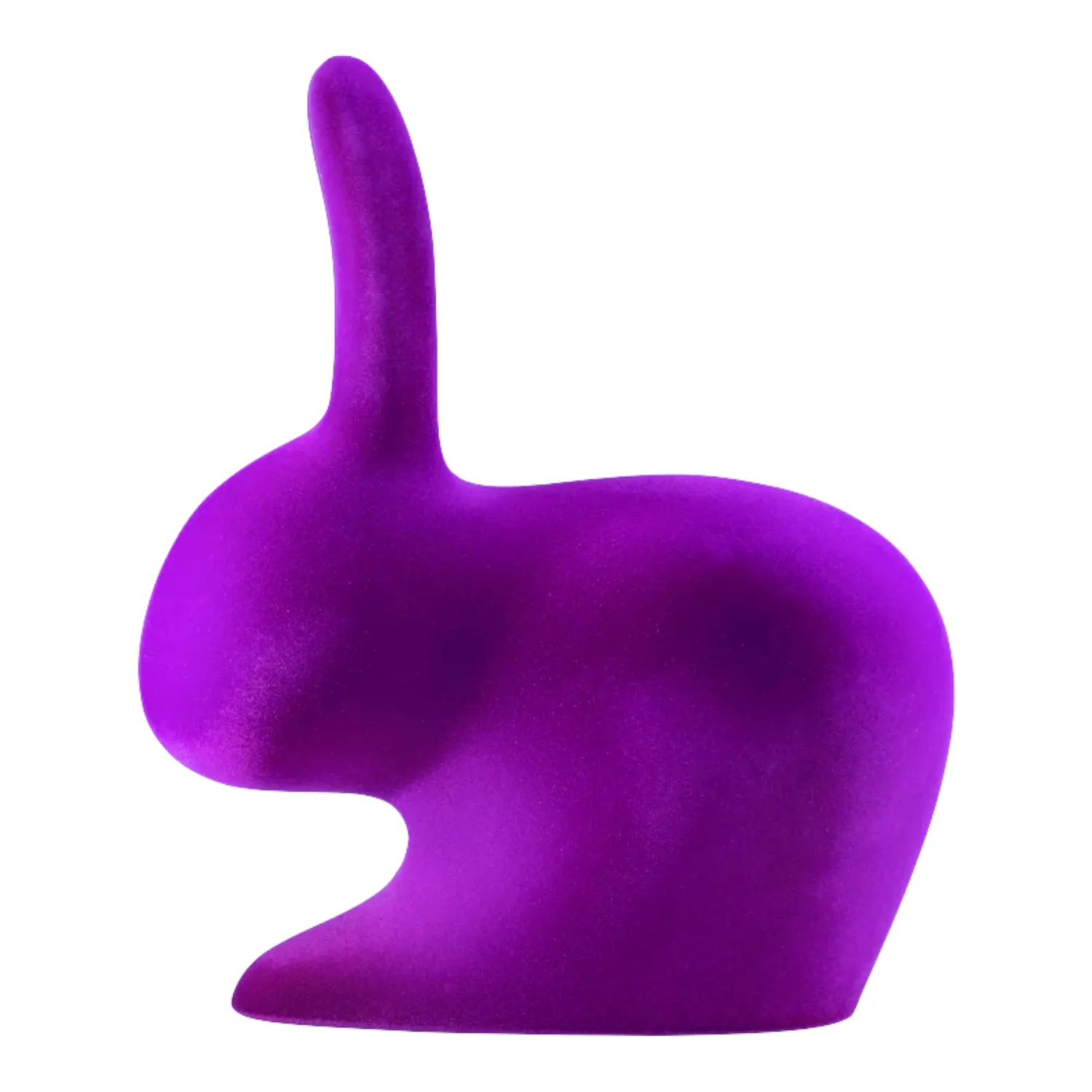 Qeeboo - Rabbit Stuhl Velvet Finish lila