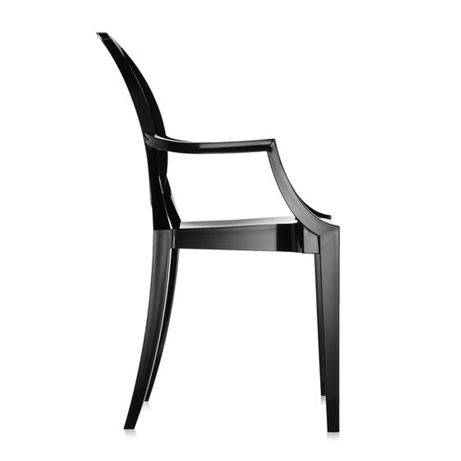 2 Louis Ghost Stuhl  schwarz