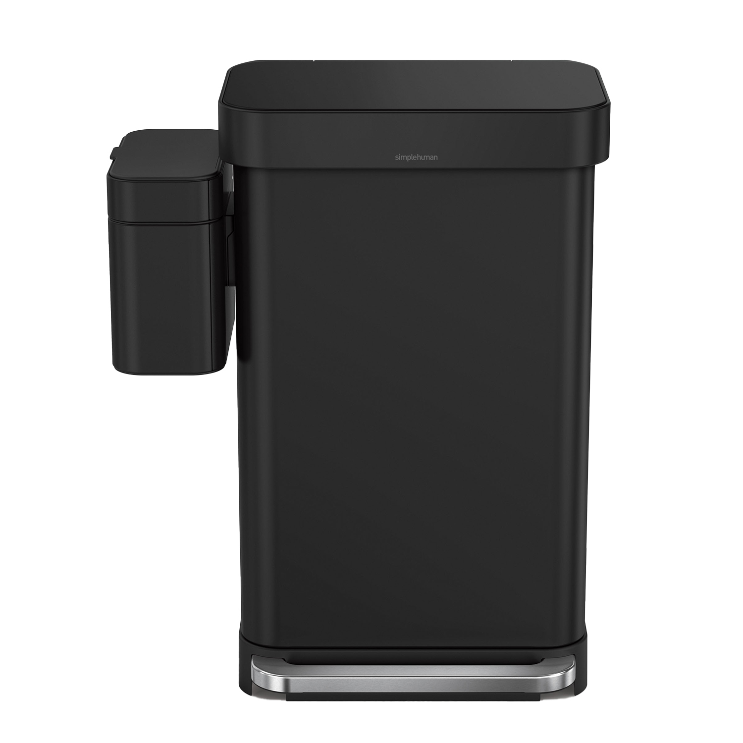 simplehuman kompost caddy schwarz muelleimer 98372