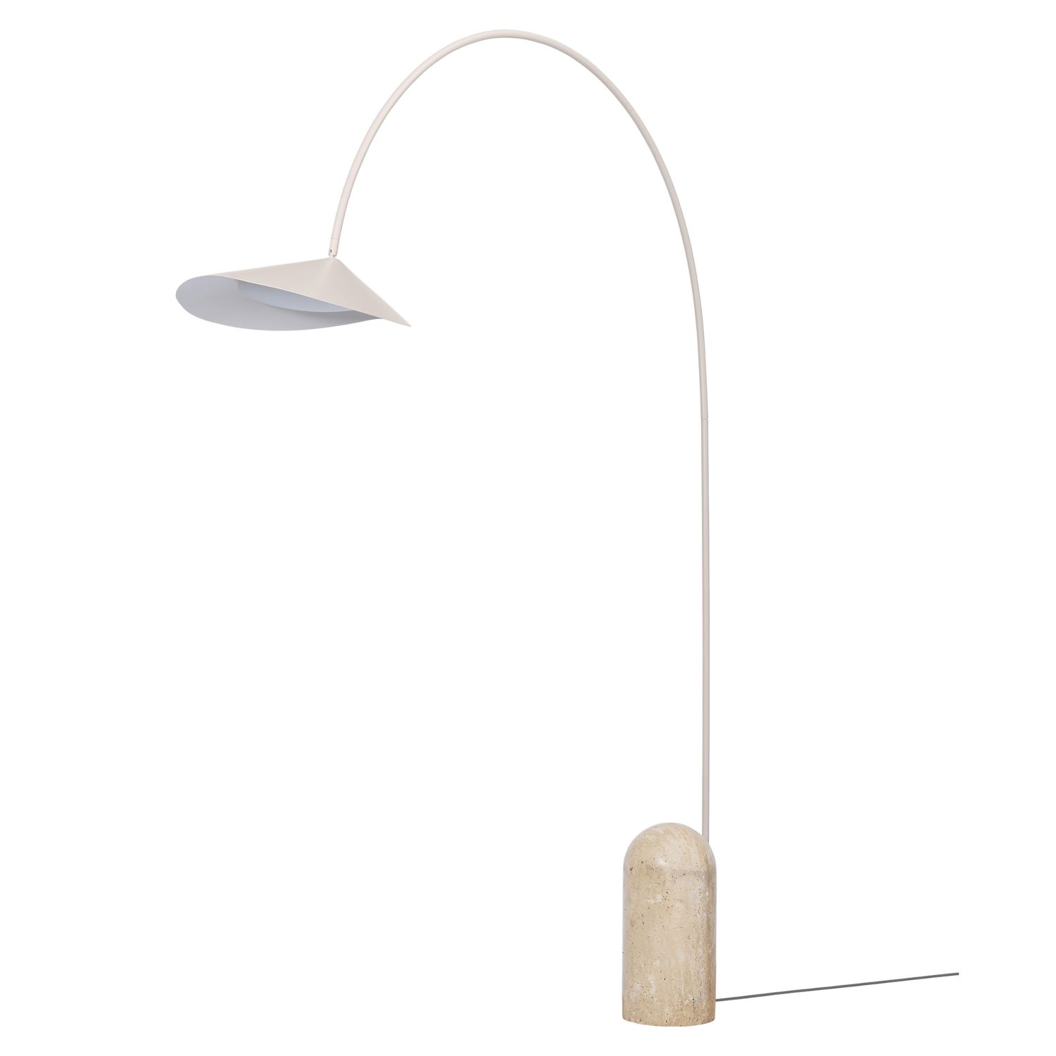 Ferm Living - Arum Bogen-Stehleuchte cashmere