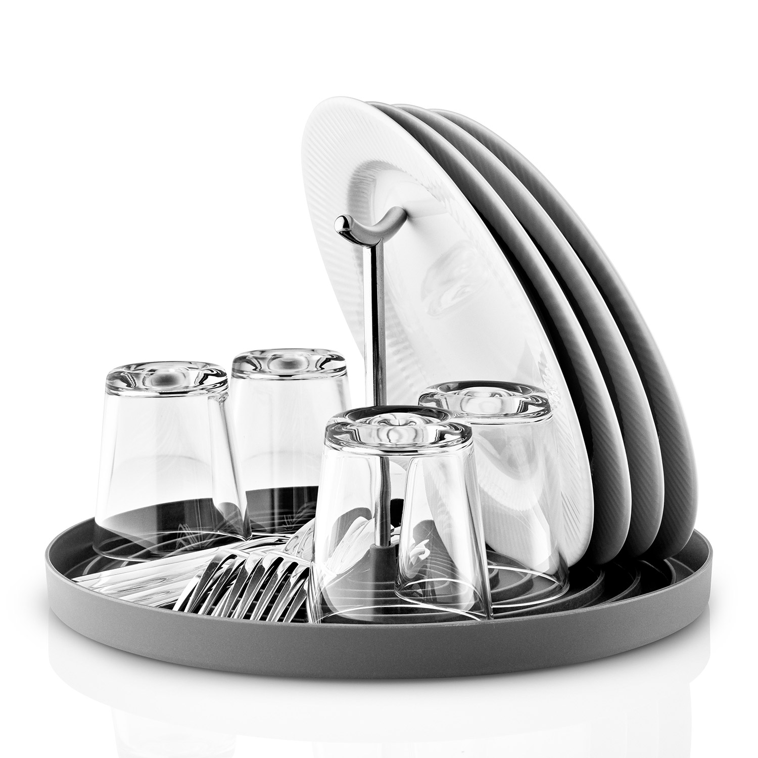 eva solo faltbares abtropfgitter mit geschirr 67242