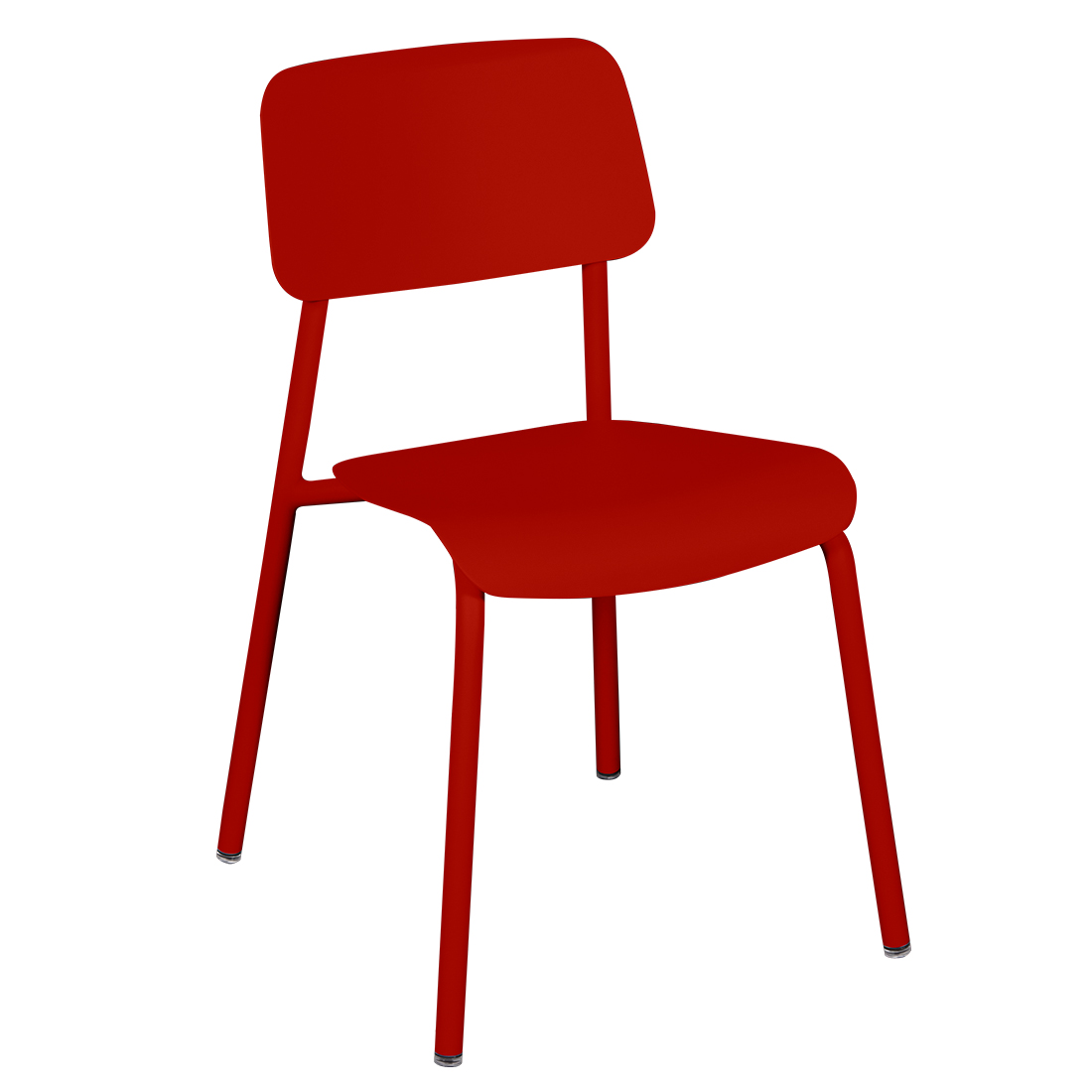 fermob studie stuhl mohnrot 100005