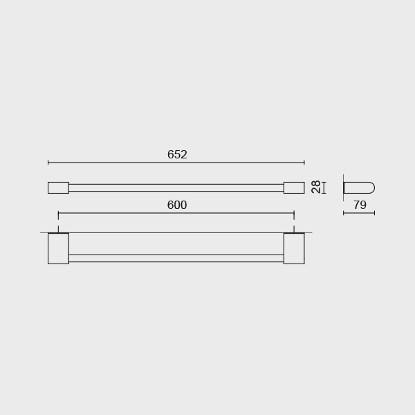 zack atore handtuchstange 60cm 40460 3