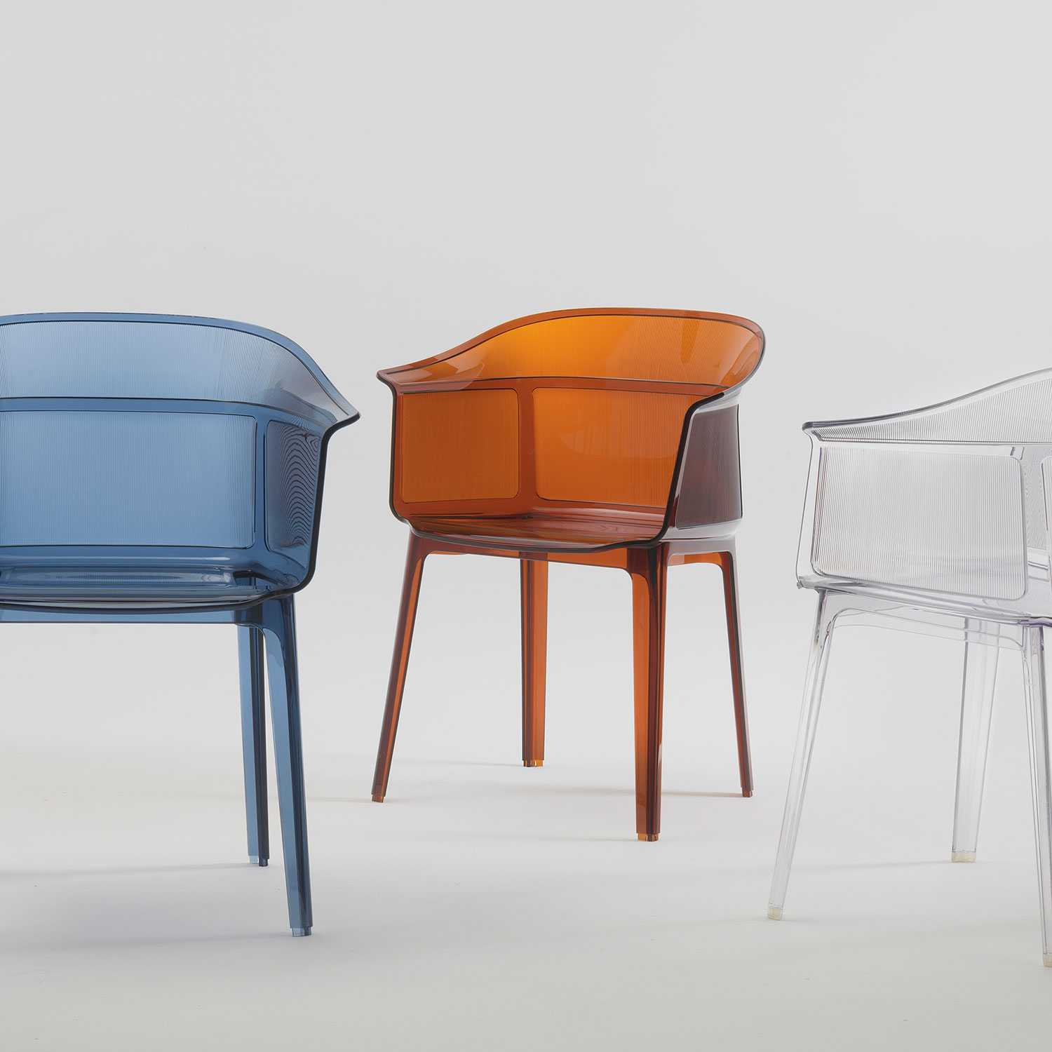 Kartell - Papyrus Outdoorstuhl olivgrün