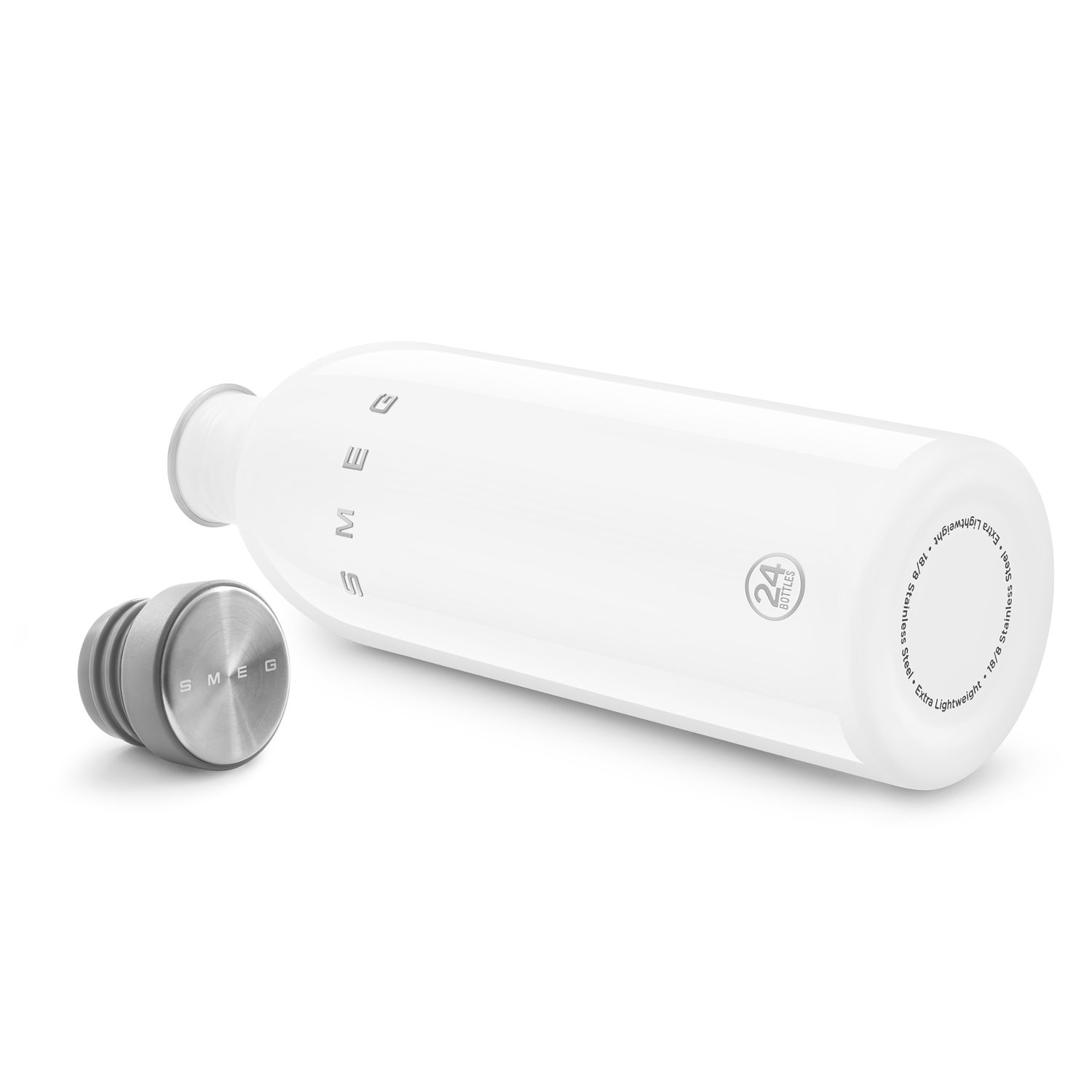 SMEG - Urban Bottle Edelstahlflasche weiß