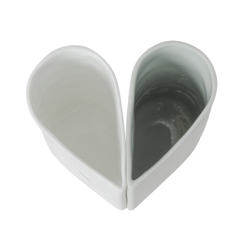 Räder Design - Hochzeit Porzellan-Vasen-Set Plissiert